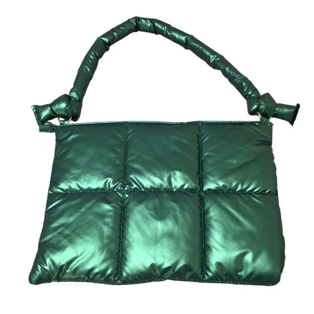 NWT - Starbucks Limited Edition Green Quilted Tote Bag With 